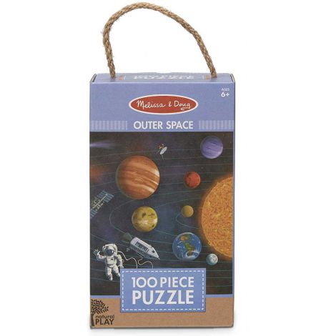 Primul meu puzzle eco din carton Spatiul - Melissa & Doug