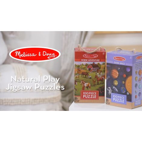 Primul meu puzzle eco din carton Spatiul - Melissa & Doug