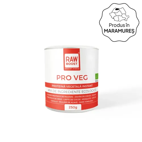 Pro Veg - Mix ECO Proteine Vegetale pentru Creștere Masă Musculară, Tonifiere | Rawboost