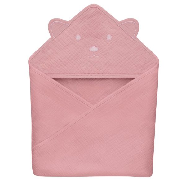 prosop-de-baie-lionelo-cu-gluga-din-muselina-100-bumbac-80x80-cm-absorbtie-eficienta-roz-3166608-4.jpeg Prosop de baie, Lionelo, Cu gluga, Din muselina, 100% bumbac, 80x80 cm, Absorbtie eficienta, Roz