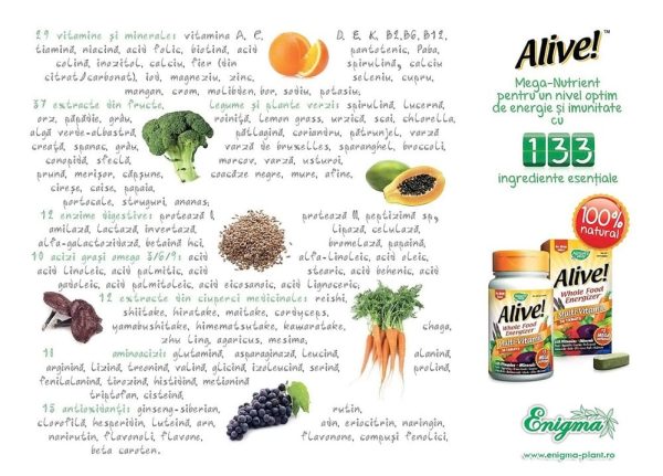 Alive - complex vitamine - 30 tablete
