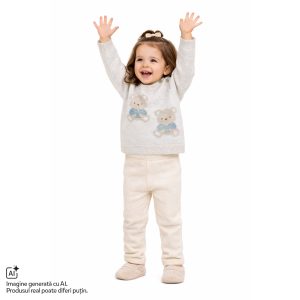 Pulover bebelusi Chicco tricotat, Bej, 00264-69MFCO