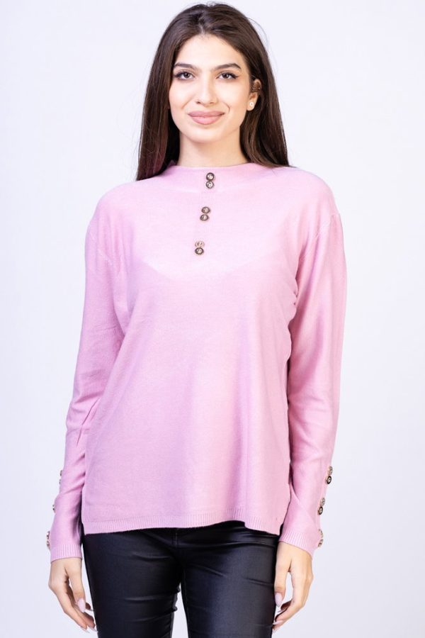 pulover-cu-nasturei-aurii-pe-decolteu-si-la-maneci-roz-5879-4454.jpg Pulover cu nasturei aurii pe decolteu si la maneci, roz