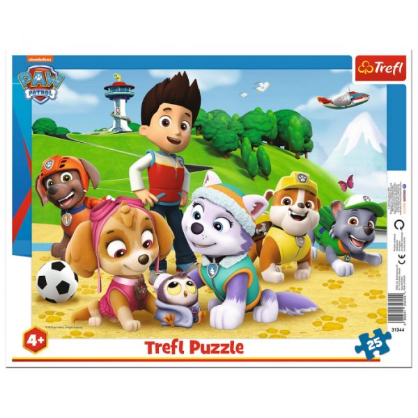 Puzzle 25 Plansa Patrula Catelusilor