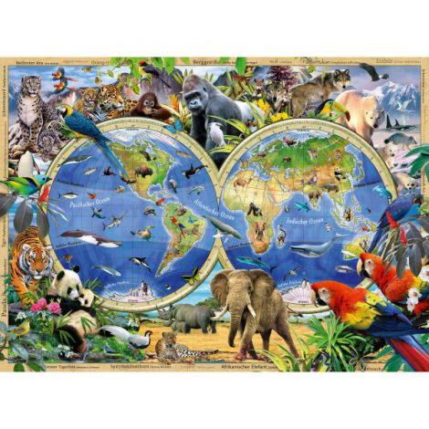 puzzle-animalele-lumii-100-piese-1.jpg PUZZLE ANIMALELE LUMII, 100 PIESE