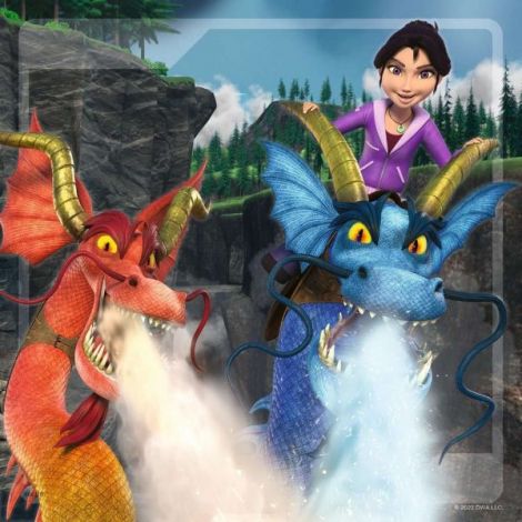 Puzzle Cum Sa Iti Dresezi Dragonul, 3X49 Piese