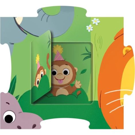 Puzzle deschide ferestrele - jungla ( 20 piese)