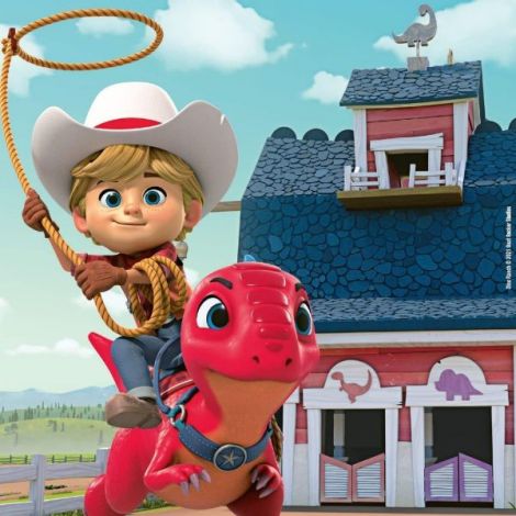 Puzzle Dino Ranch, 3X49 Piese