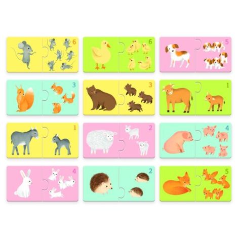 puzzle-duo-asociere-mama-pui-djeco-1.jpg Puzzle duo asociere mama-pui, Djeco