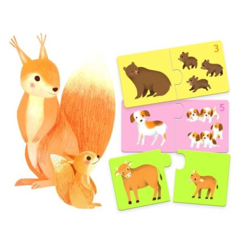 puzzle-duo-asociere-mama-pui-djeco-2.jpg Puzzle duo asociere mama-pui, Djeco