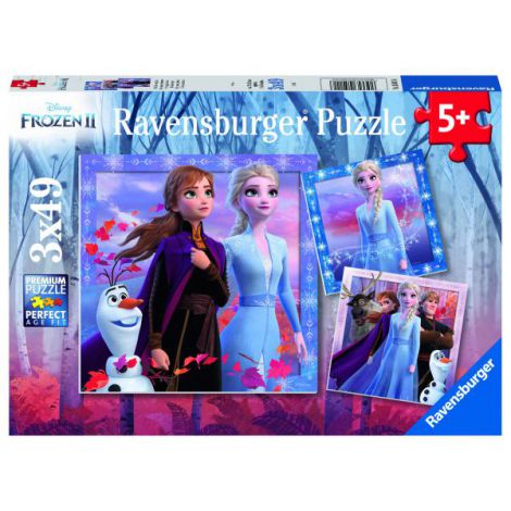 PUZZLE FROZEN II, 3x49 PIESE