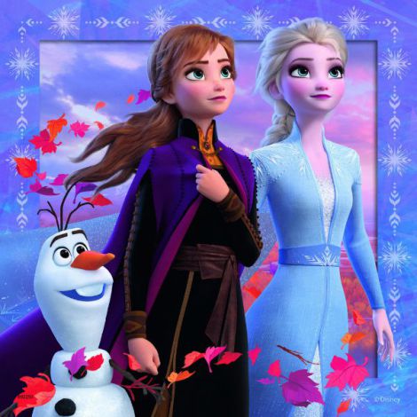 PUZZLE FROZEN II, 3x49 PIESE