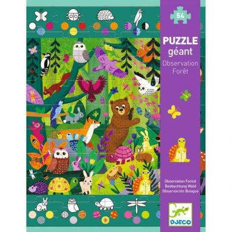 puzzle-gigant-aventuri-in-padure-djeco-1.jpg Puzzle gigant Aventuri in padure, Djeco