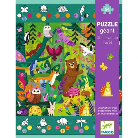 puzzle-gigant-aventuri-in-padure-djeco-3.jpg Puzzle gigant Aventuri in padure, Djeco