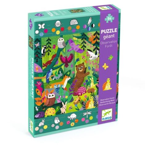 puzzle-gigant-aventuri-in-padure-djeco.jpg Puzzle gigant Aventuri in padure, Djeco