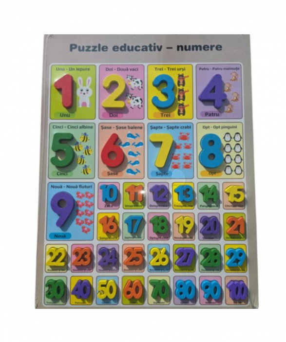 puzzle-incastru-3d-lemn-cu-numerele-1-100-si-imagini-cu-animale-40x30-cm-233476.jpeg Puzzle Incastru 3D Lemn cu Numerele 1-100 E i Imagini cu Animale , 40x30 cm