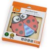 Puzzle incastru din lemn Buburuza