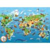 puzzle-mare-de-podea-harta-animale-60-piese.jpg Puzzle mare de podea harta animale 60 piese