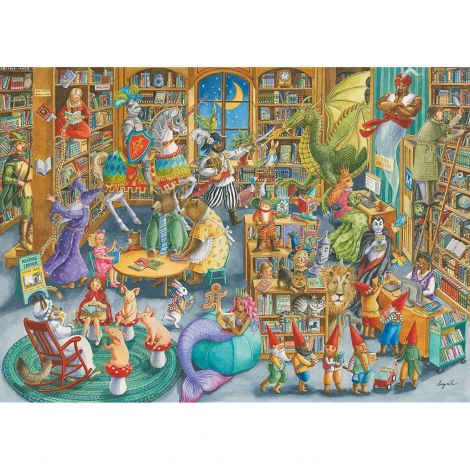 PUZZLE NOAPTE IN LIBRARIE, 1000 PCS