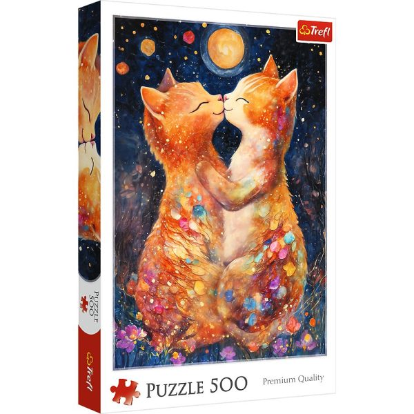 puzzle-trefl-500-sarut-in-lumina-lunii-987709.jpg PUZZLE TREFL 500 SARUT IN LUMINA LUNII