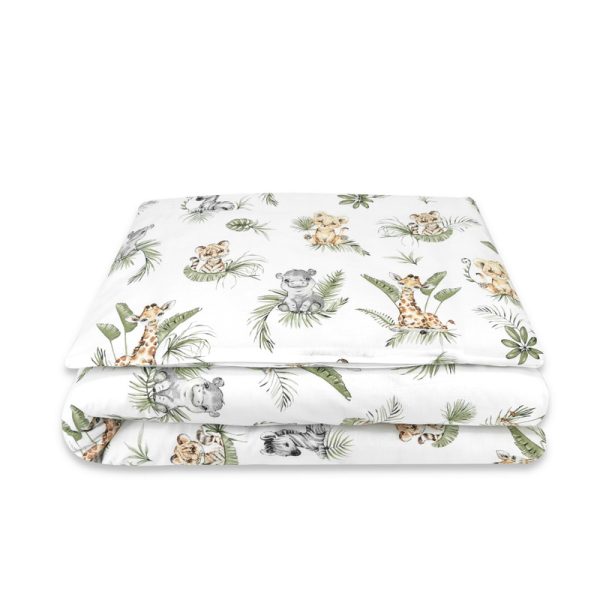 qmini-lenjerie-junior-cu-2-piese-din-bumbac-certificat-oeko-tex-standard-100-140-x-200-cm-safari-2502080-4.jpeg Lenjerie patut junior cu 2 piese, Qmini, Din bumbac certificat Oeko Tex Standard 100, 140 x 200 cm, Safari