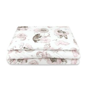 qmini-lenjerie-junior-cu-2-piese-din-bumbac-certificat-oeko-tex-standard-100-140-x-200-cm-teddy-bear-and-friends-pink-2602547-4.jpeg Lenjerie patut junior cu 2 piese, Qmini, Din bumbac certificat Oeko Tex Standard 100, 140 x 200 cm, Teddy Bear and Friends Pink