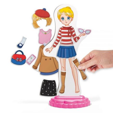 Magnetic Fashion Anna, 5+ ani, Quercetti Q02925