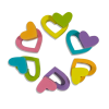 Radiere Inimi inflorite - set de 6 , Hearts in Bloom