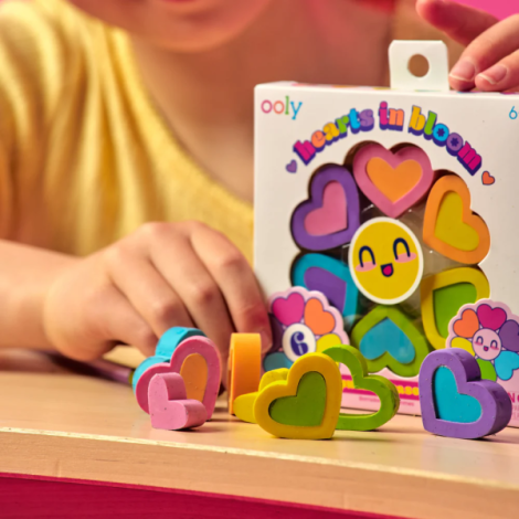 Radiere Inimi inflorite - set de 6 , Hearts in Bloom