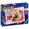 Ravensburger - CreArt pictura pe numere pentru copii catelus si pisicuta pe patura