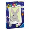Ravensburger - CreArt pictura pe numere pentru copii iepuras gri