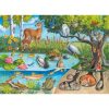 Ravensburger - Puzzle animale deasupra si sub apa 60 piese