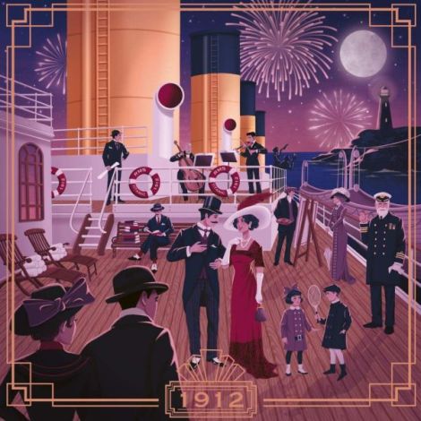 ravensburger-puzzle-artistic-titanic-750-piese-2.jpg Ravensburger - Puzzle artistic Titanic 750 piese