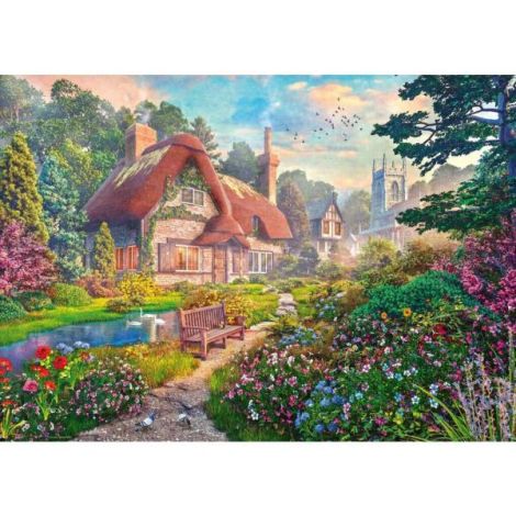Ravensburger - Puzzle casuta de langa stejar 1000 piese