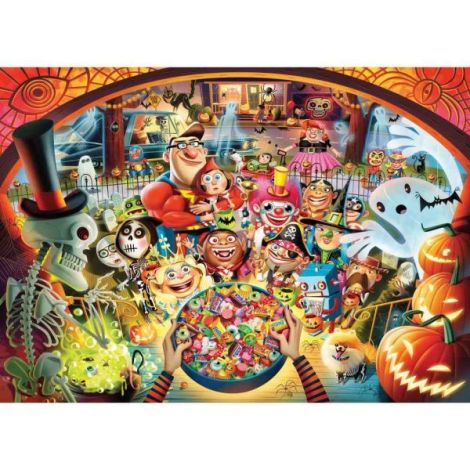 Ravensburger - Puzzle Halloween trick or treat 1000 piese