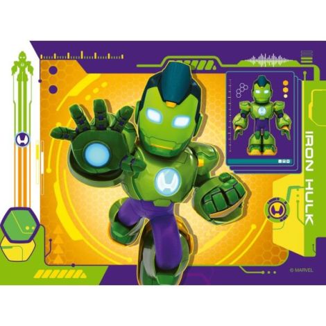 Ravensburger - Puzzle Iron Man si prietenii 4 buc in cutie 12 16 20 24 piese