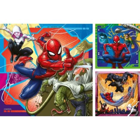 Ravensburger - Puzzle Marvel Spiderman 3x49 piese