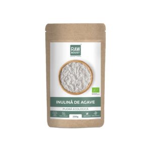 Inulină din Agave Pudră ECO - Îndulcitor Natural, 200g | Rawboost