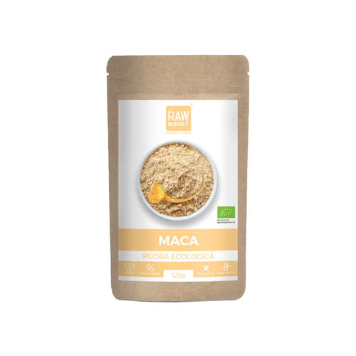 rawboost-maca-pudra-125g-2.jpg Maca Pudră ECO - Echilibru și Stabilizare Sistem Glandular-Hormonal | Rawboost