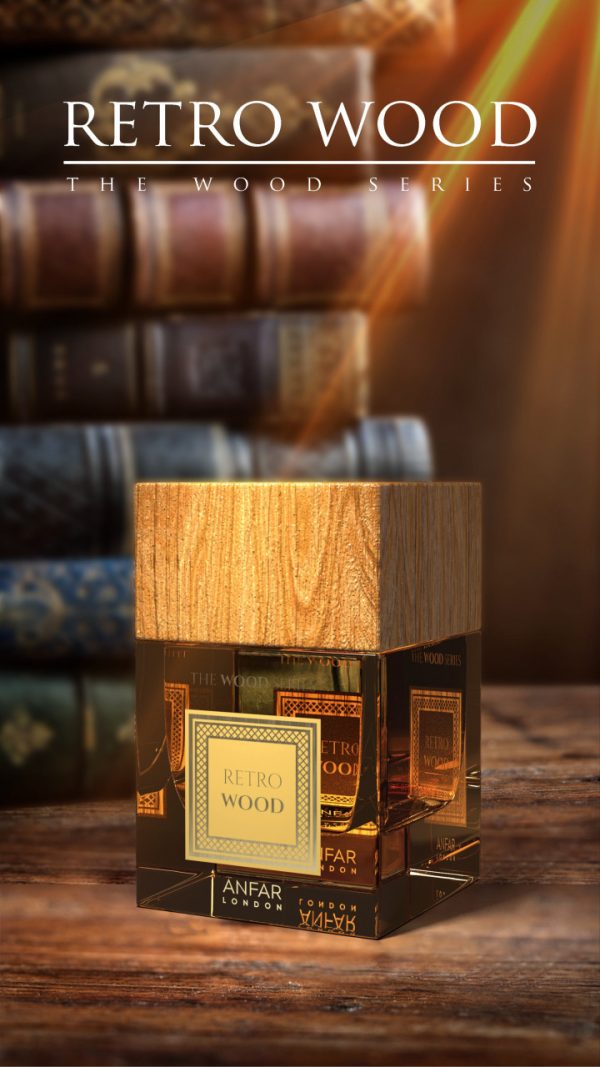 RETRO WOOD by ANFAR LONDON, extract de parfum, barbati, 100ML - Original Dubai