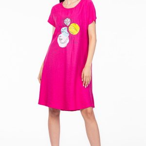 rochie-a-line-din-crep-de-vascoza-rosie-cu-imprimeu-maci-stilizati-copie-796418.jpg Rochie A line fucsia din in mercerizat si vascoza, cu imprimeu grafic chip