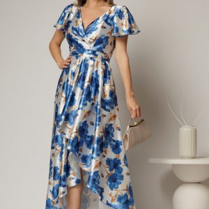 rochie-asimetrica-din-satin-cu-imprimeuri-albastre-si-decolteu-petrecut-1466920-1153504-4.jpeg Rochie asimetrica din satin cu imprimeuri albastre si decolteu petrecut