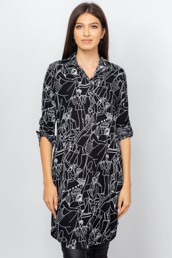 rochie-camasa-neagra-midi-cu-imprimeu-grafic-alb-4755-7035.jpg Rochie camasa, neagra, midi, cu imprimeu grafic alb