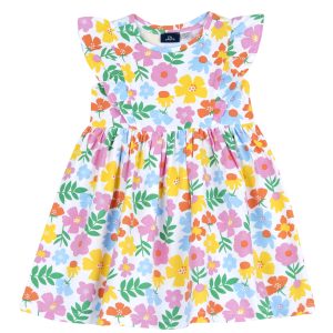 Rochie copii Chicco, alb cu mov, 16683-68MC