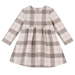 Rochie copii Chicco, maro cu alb, 00071-69MC