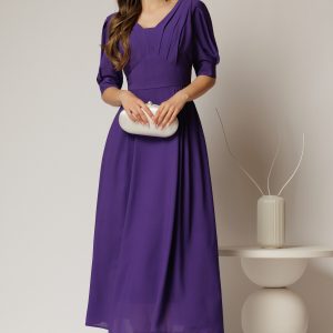 Rochie de ocazie mov lunga de ocazie