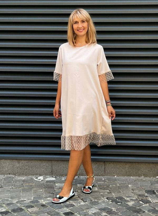 rochie-din-in-mercerizat-cu-volanas-imprimat-si-funda-spate-alba-copie-218135.jpg Rochie din in mercerizat si vascoza cu volanas tulle si funda spate, ivoire
