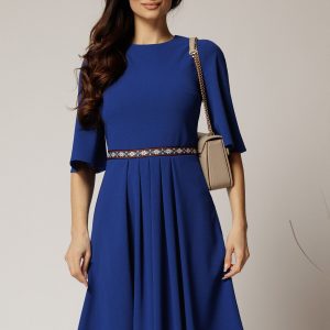 rochie-dy-fashion-albastra-din-crep-cu-pliuri-pe-fusta-si-banda-in-talie-1434667-1140634-4.jpeg Rochie DY Fashion albastra din crep cu pliuri pe fusta si banda in talie