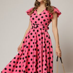 rochie-dy-fashion-fucsia-cu-buline-si-curea-in-talie-1458406-1148881-4.jpeg Rochie DY Fashion fucsia cu buline si curea in talie