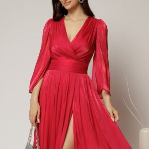 rochie-dy-fashion-fucsia-de-ocazie-din-voal-peliculizat-cu-maneci-crapate-1455715-1147750-4.jpeg Rochie DY Fashion fucsia de ocazie din voal peliculizat cu maneci crapate